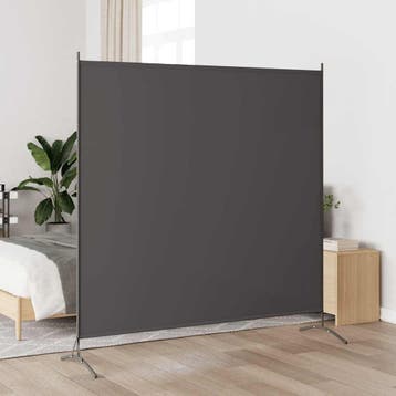 vidaXL Kamerscherm met 1 paneel 175x180 cm antraciet, Huis en Inrichting, Woonaccessoires | Kamerschermen, Verzenden, Nieuw