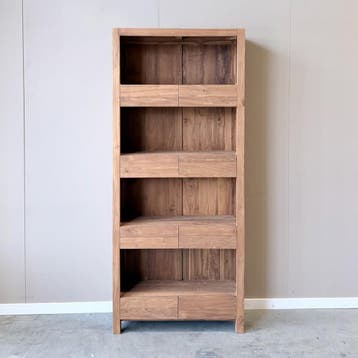 Moderne boekenkast met 8 laden, Huis en Inrichting, Ophalen of Verzenden, Nieuw