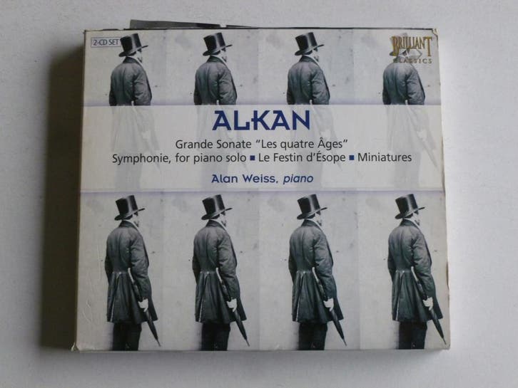 Alkan - Le Quatre Ages / Alan Weiss (2 CD), Cd's en Dvd's, Cd's | Klassiek, Zo goed als nieuw, Ophalen of Verzenden