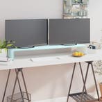 TV-meubel/monitorverhoger 110x30x13 cm glas groen, Verzenden, Nieuw