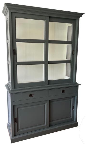Buffetkast zeildoekgrijs Putten 140 x 220cm, Ophalen of Verzenden, Nieuw
