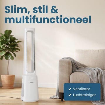2dekans | Auronic Torenventilator - Bladeless Model 2 in 1 -, Ophalen of Verzenden, Zo goed als nieuw