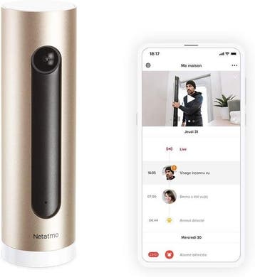 Netatmo Slimme Binnencamera | Retourdeal 39% Korting, Ophalen of Verzenden, Refurbished, Binnencamera