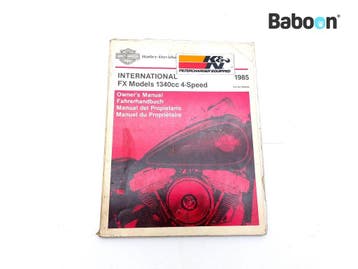 Instructie Boek Harley-Davidson FX 1971-1984 1985 (99969-85), Verzenden, Gebruikt