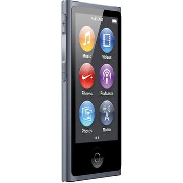 Apple iPod Nano Multitouch 7e Generatie - 16 GB - Zwart/Grij, Verzenden, Zo goed als nieuw