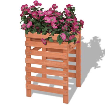 vidaXL Plantenbak 38x36x60 cm hout, Verzenden, Minder dan 60 cm, Nieuw, 60 cm of meer