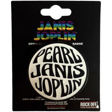 Janis Joplin Pearl Emblem Mono - Pin officiële merchandise, Ophalen of Verzenden, Nieuw, Kleding