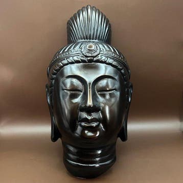 Gegoten metaal maanlicht Bodhisattva Boeddhistische masker -