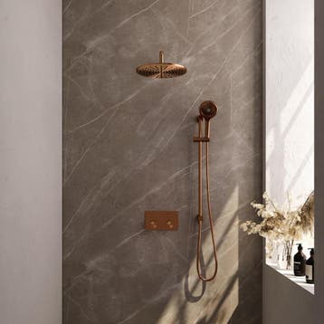 Brauer Copper Carving Thermostatische Regendoucheset Inbouw, Ophalen of Verzenden, Nieuw