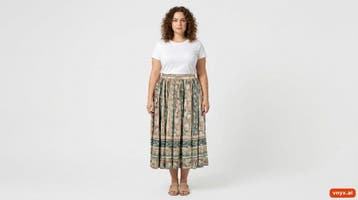 Coldwater Maxirokken Dames maat WL / LMaxi Beige Vintage, Ophalen of Verzenden, Nieuw