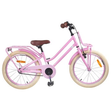 vidaXL Kinderfiets 18 Inch voor 5-7 jaar Lichtroze, Fietsen en Brommers, Fietsen | Racefietsen, Verzenden, Nieuw