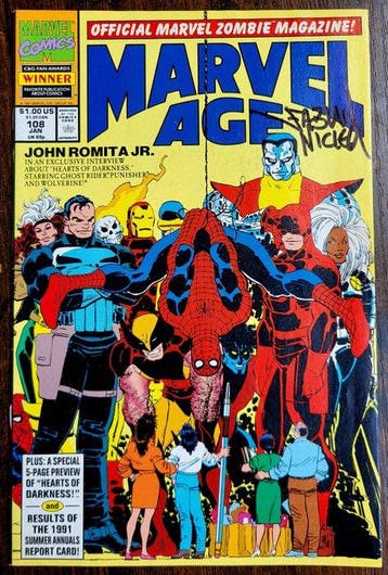 Lots 3 comics signed Marvel Vintage 1992-2010 - Signed + COA, Boeken, Nieuw