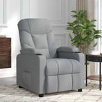 Relaxstoel 65% Korting | Lichtgrijs, Huis en Inrichting, Fauteuils, 75 tot 100 cm, Ophalen of Verzenden, Zo goed als nieuw, 75 tot 100 cm
