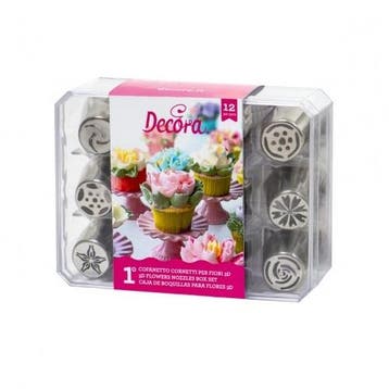 Decora Botercrème Spuitmondjes Set #1 12 stuks, Hobby en Vrije tijd, Verzenden, Nieuw