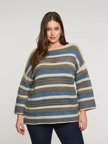 Mat fashion streep trui Maat:, Verzenden, Nieuw, Overige kleuren