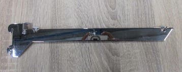 Console voor glazen schap, chroom, 35cm