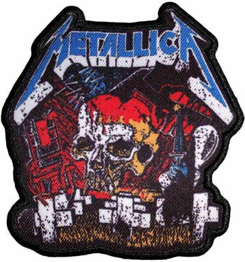Metallica - Master Of Puppets Skull - Patch off. merchandise, Ophalen of Verzenden, Nieuw, Kleding