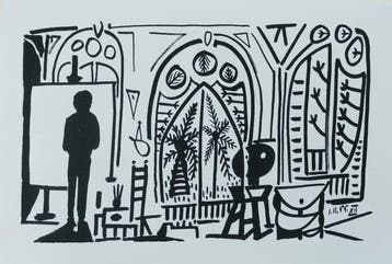 Pablo Picasso (1881-1973) - California - 09, Antiek en Kunst