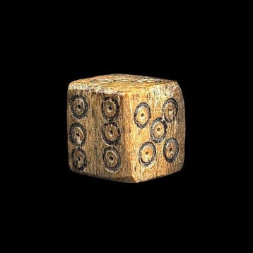 Oud-Romeins, Keizerrijk been / bot dobbelsteen - Ancient