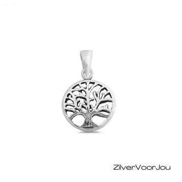 Zilveren kleine tree of life hanger, Verzenden, Nieuw, Zilver