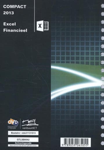 Excel financieel 2013 / Office compact - D. Knetsch, Verzenden, Zo goed als nieuw, D. Knetsch