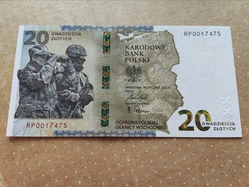 Polen. - 20 Zotych 2022 - Pick 196A (Zonder minimumprijs)