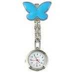 Fako - Verpleegstershorloge - Vlinder - Lichtblauw, Verzenden, Nieuw