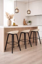 HAY About a Stool barkruk AAS32, 4-poot, zwart-wit, Huis en Inrichting, Ophalen of Verzenden, Gebruikt, Wit