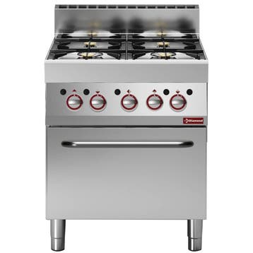 Fornuis + Oven | ALPHA 650 | Gas | 4 Branders | 22.2kW |, Verzenden, Nieuw in verpakking