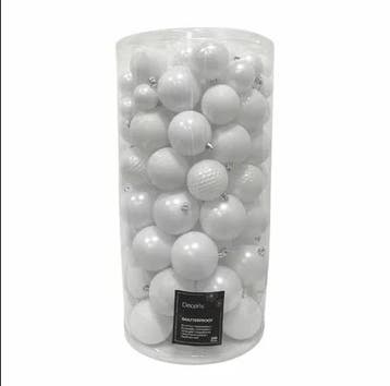 2dekans | Christmas Decoration Kerstballen Mix Plastic, Diversen, Kerst, Ophalen of Verzenden, Zo goed als nieuw