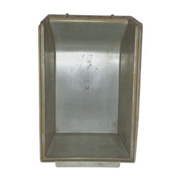 Magazijnbak, 245x150x125 mm, grijs kunststof, gebruikt, Ophalen of Verzenden