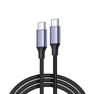 DrPhone USB C naar USB C Gevlochten Kabel - 3A - Snelle Opla, Verzenden, Nieuw