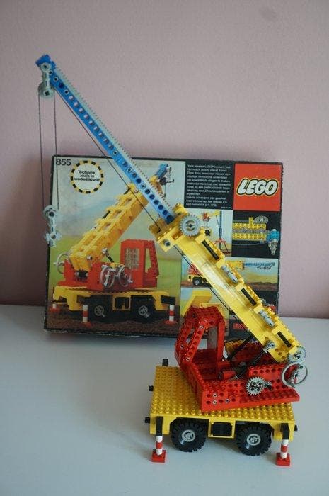 Lego Set - 855 - Technic - 855 Mobile Crane, Kinderen en Baby's, Speelgoed | Duplo en Lego