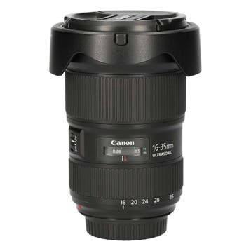 Canon EF 16-35mm f/2.8L USM III met garantie, Gebruikt, Canon, Canon EF, Groothoeklens