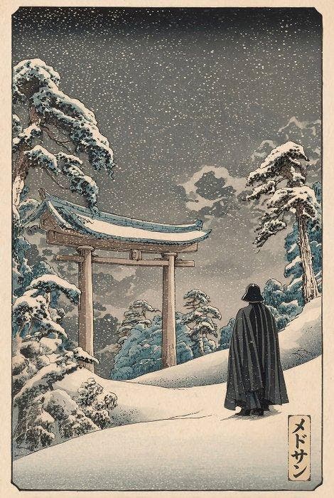 MEDSAN -  Dark Vader - Hand signed, Antiek en Kunst, Kunst | Designobjecten