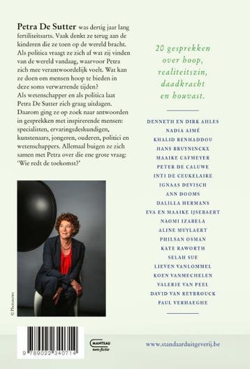 Wie redt de toekomst? 9789022340714 Petra De Sutter, Verzenden, Gelezen, Petra De Sutter