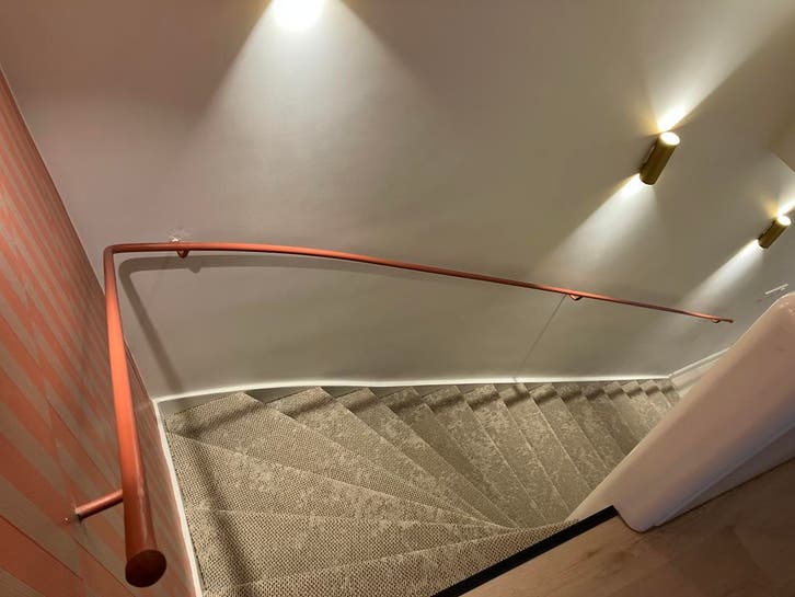 Trapleuning uit de smederij, Doe-het-zelf en Verbouw, Ladders en Trappen, Nieuw, Trap