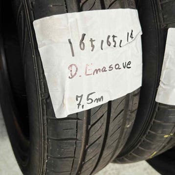 2 x Dunlop Enasave 165-65-14 Zomerbanden 7,5mm, Auto-onderdelen, Banden en Velgen, 14 inch, Gebruikt, Ophalen of Verzenden, Band(en)