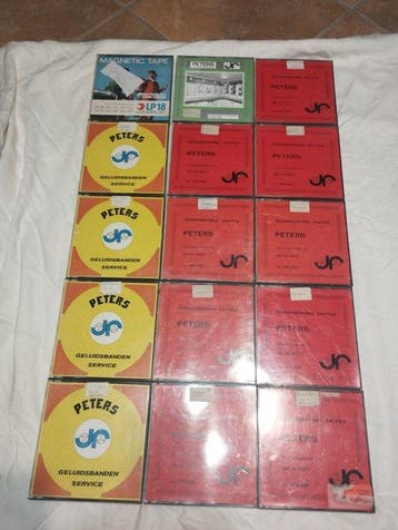 Lotto bobine 18 cm – Vintage Reel-to-Reel - 18 cm spoelen, Nieuw