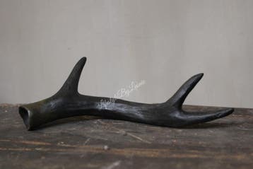 Namaak Ramshoorn zwart 17 cm, Ophalen of Verzenden, Nieuw