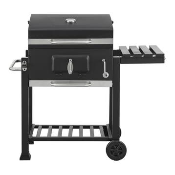 Houtskool BBQ Arnad met deksel 105x114x47,5 cm zwart casa.pr, Verzenden, Nieuw