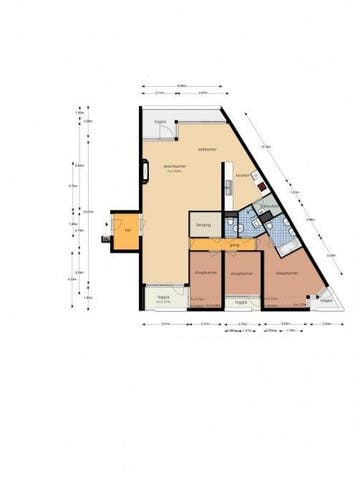 Te Huur 4 Kamer Appartement J.W. Racerstraat In Enschede, Huizen en Kamers, Direct bij eigenaar, Overijssel, Enschede, Appartement