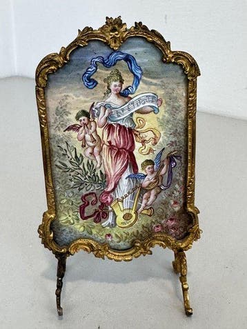 Decoratief ornament - Probabilmente smalto viennese -