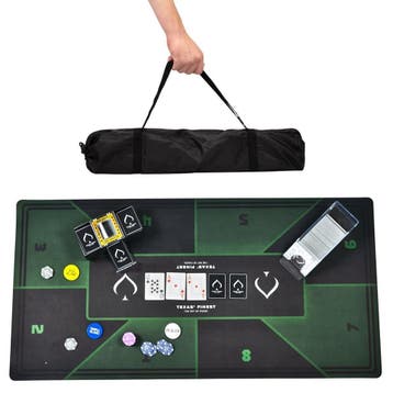 Texas Finest Pokermat Antislip - Poker - Draagtas -, Ophalen of Verzenden, Nieuw