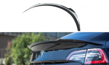 Spoiler Tesla Model 3 Maxton Glans Zwart, Ophalen of Verzenden, Nieuw