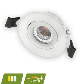 LED INBOUWSPOT | POLLUX | SLIM-FIT | 5W | DIM2WARM | WIT, Nieuw