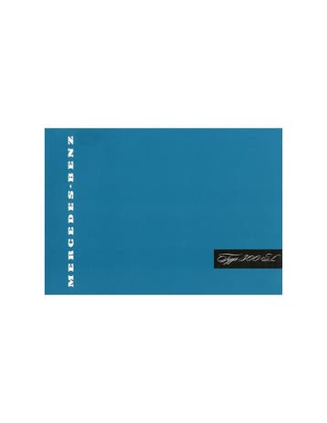 1955 MERCEDES BENZ 300 SL BROCHURE DUITS, Nieuw, Author