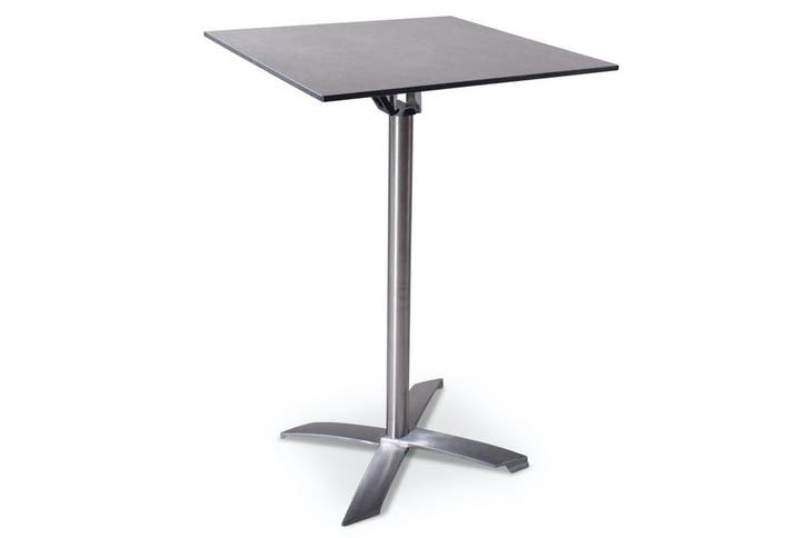 Statafel Helsinki | 70x70cm | opklapbaar, Tuin en Terras, Tuintafels, Nieuw, Kunststof, Vierkant, Ophalen of Verzenden