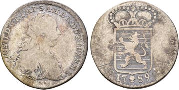 12 Sols 1789 Luxemburg Herzogtum Joseph Ii 1780-1790, Verzenden