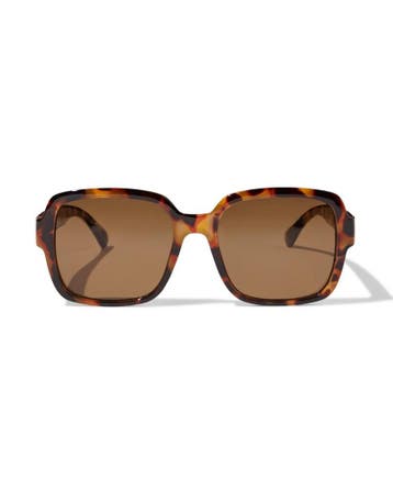 HEMA Dameszonnebril vierkant bruin, Kleding | Dames, Verzenden, Nieuw